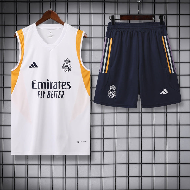 CONJUNTO SIN MANGAS REAL MADRID ENTRENAMIENTO II 23/24 HOMBRE